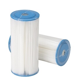 Water Filter Element, 4 1/2 x 10", 20 Micron, 1" to 1-1/2" Housing; Pkg of 2