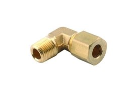 1/4" Compression Tube x 1/4" MPT Elbow