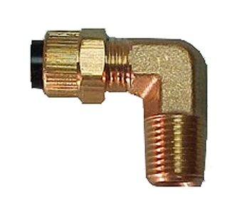 1/4" Poly x 1/8" MPT Elbow