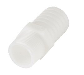 1" MPT x 1" Barb Adapter, Plastic