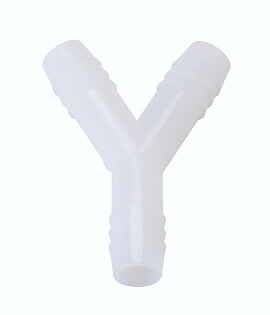 1/2" Barbed Y, Plastic