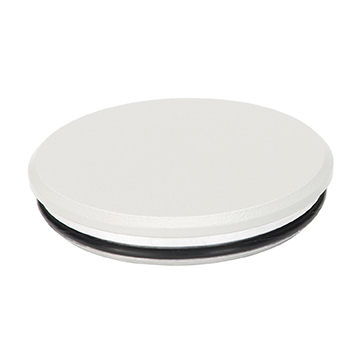 Post Cap, 2" w/O-Ring, White
