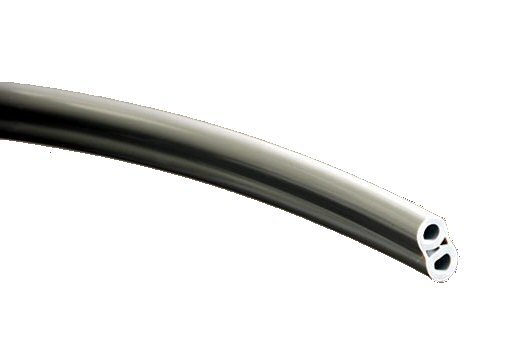FC Tubing, 2 Hole, Poly Asepsis Gray; Roll of 100ft