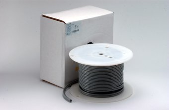 FC Tubing, 4 Hole, Poly Gray; Box of 100ft