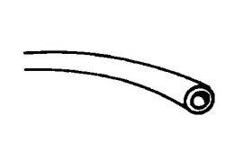 Supply Tubing, 1/8", Poly Black; Roll of 100ft