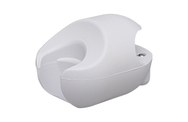 Holder, Syringe, Asepsis Clip-on, White