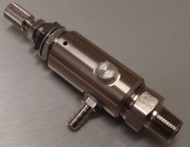 Mini Regulator, 1/8" NPT Input, Self-Relieving