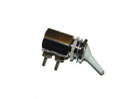 Toggle Valve, Side Port, Momentary, Exhausting, Normally Open, Gray