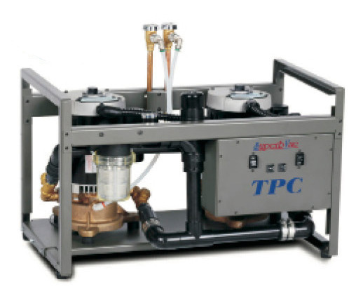 Superb Vac Wet Ring Vacuum, Twin Head, 2 x 2.0 HP motors, 10 User, w A/W Separator (230V/60HZ)
