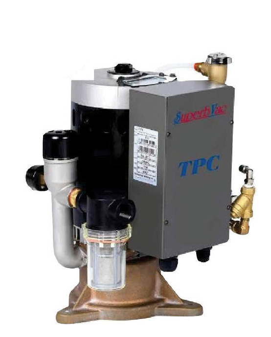 Superb Vac Wet Ring Vacuum, Single Head, 1 x 2.0 HP motor, 5 User (230V/60HZ)