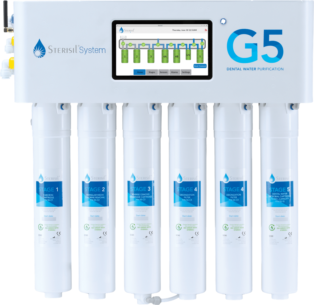 Sterisil® System G5 Dental Water Purification System Recommended for 4 to 12 operatories