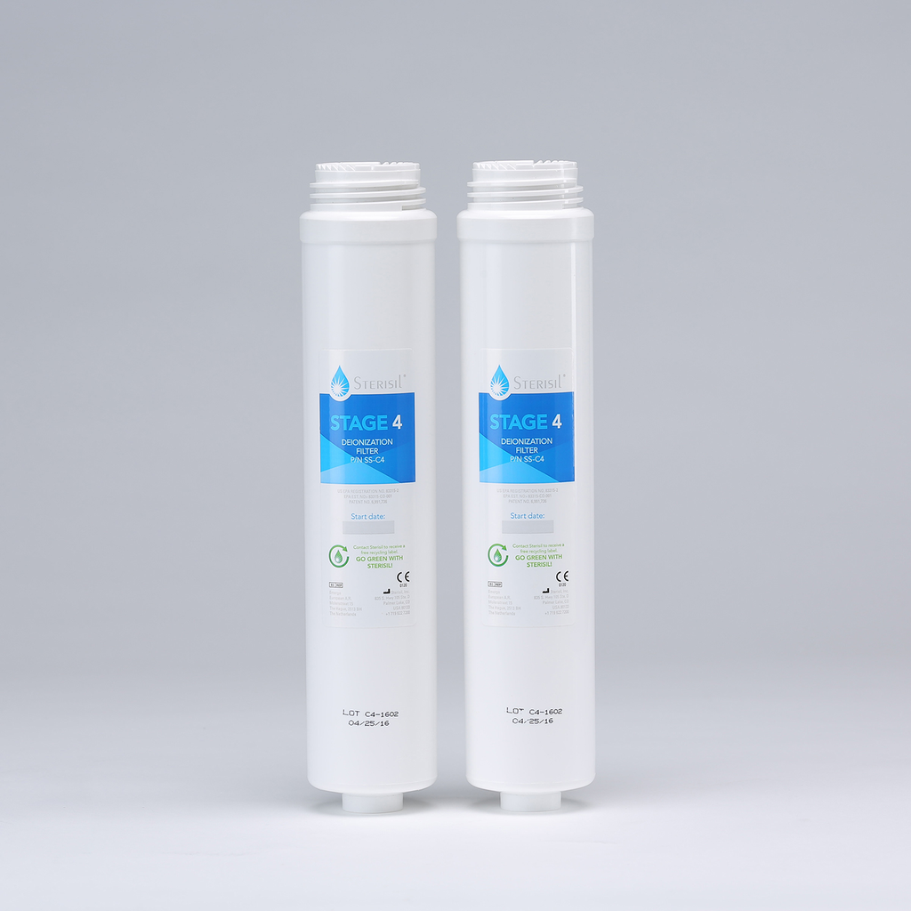 (2) Stage 4 - Extended Life Deionization Cartridges