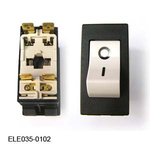 Tuttnauer Circuit Breaker/On/Off, 2 Pole, 15A, Elara, EZPlu