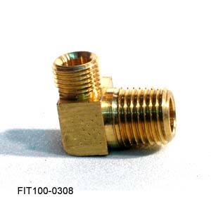 Tuttnauer Fitting 1/4 NPT X 1/4 Tube Elbow