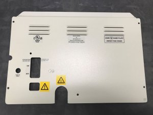 Tuttnauer Rear Panel, EZ9, EZ10, 23/25EA w/ All Labels