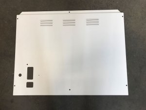 Tuttnauer Rear Panel, 38**M w/o Filter