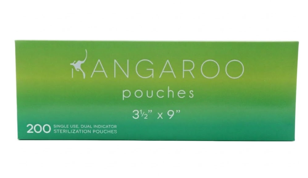 3D Dental Kangaroo Self Sealing Sterilization Pouch 3.5" X 9" 200/bx, 10bx/cs