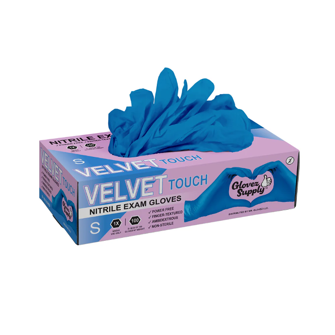 Blue Nitrile Gloves 4 gr Case 1000