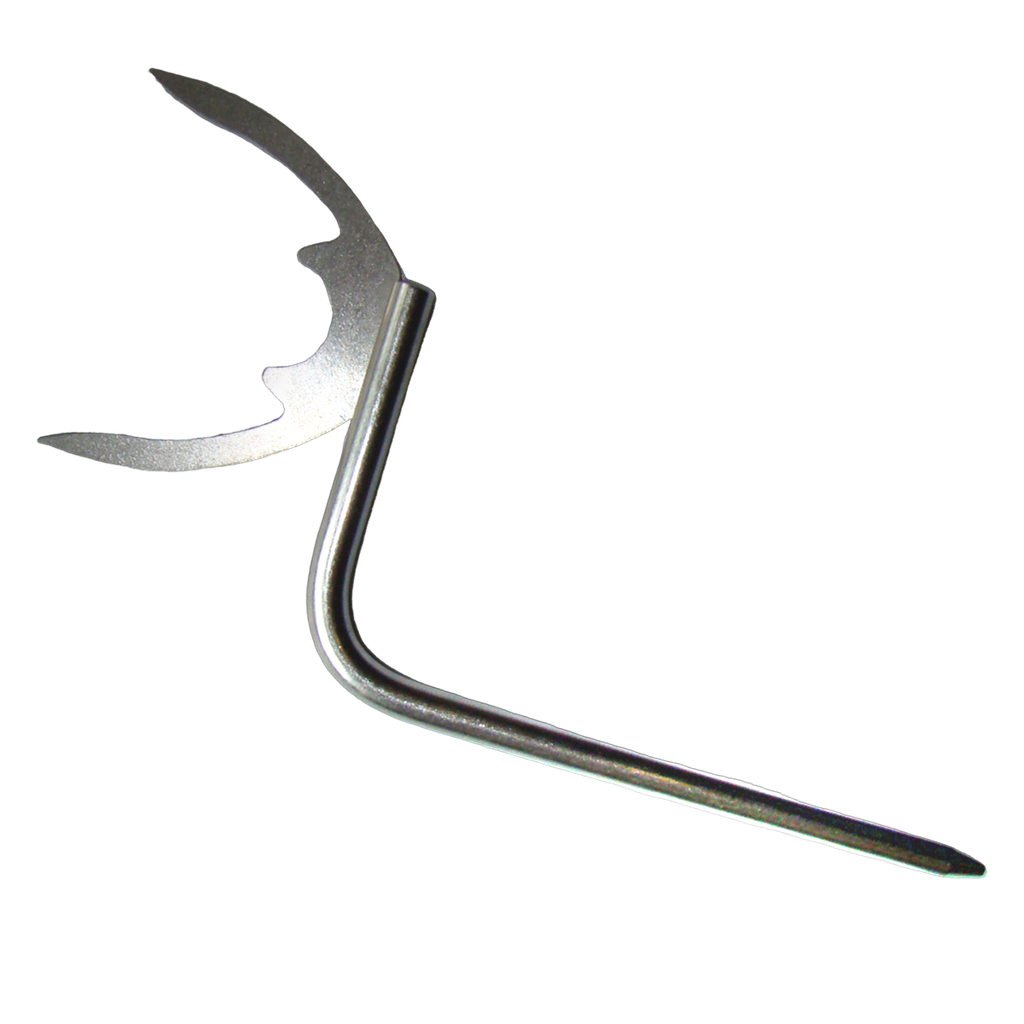 #8632 Curved Edentulous Facebow Fork