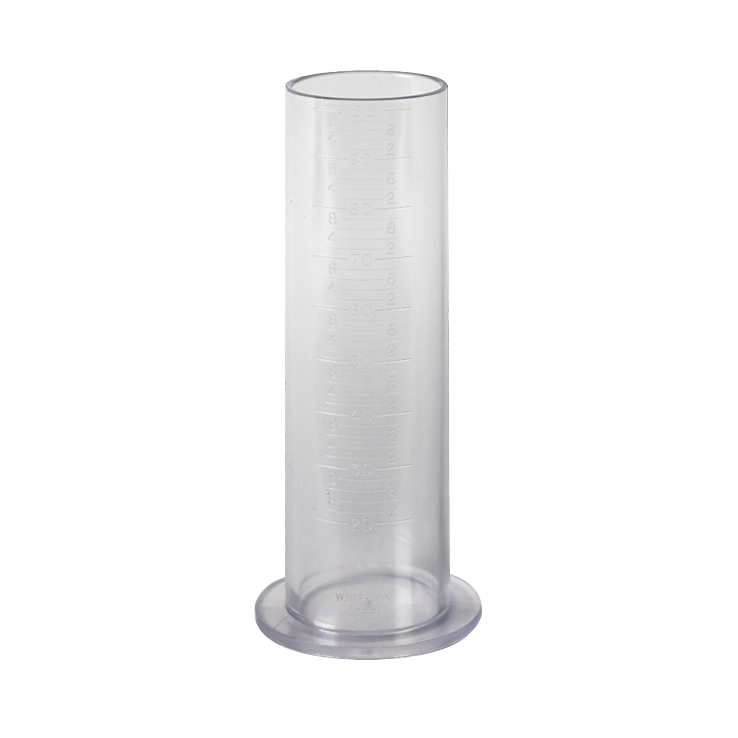 Plastic Water Graduate 100ml with 2ml Marks