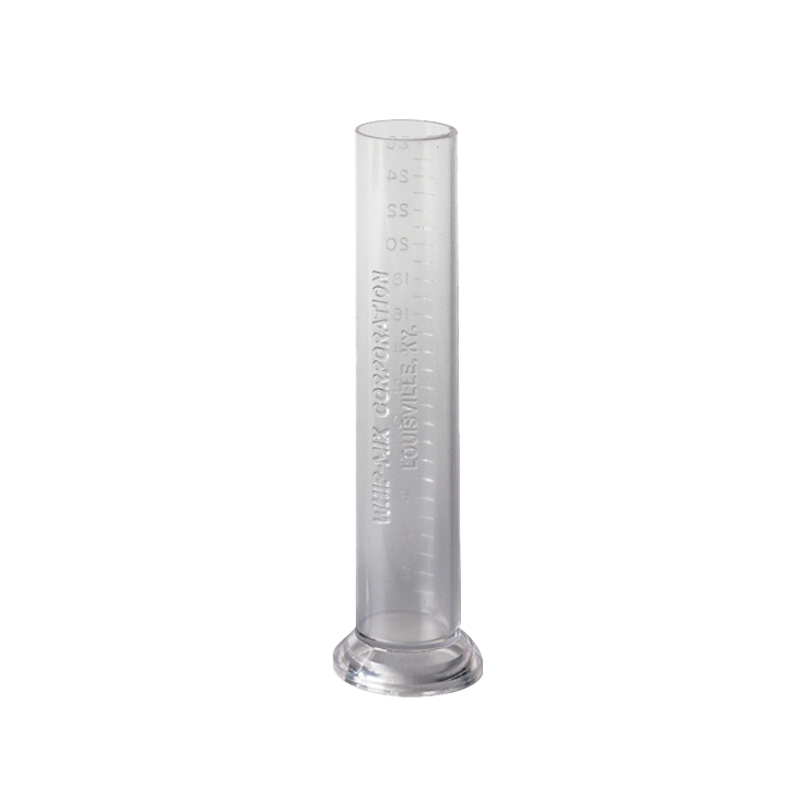 Plastic Water Graduate 26ml with 1ml Marks