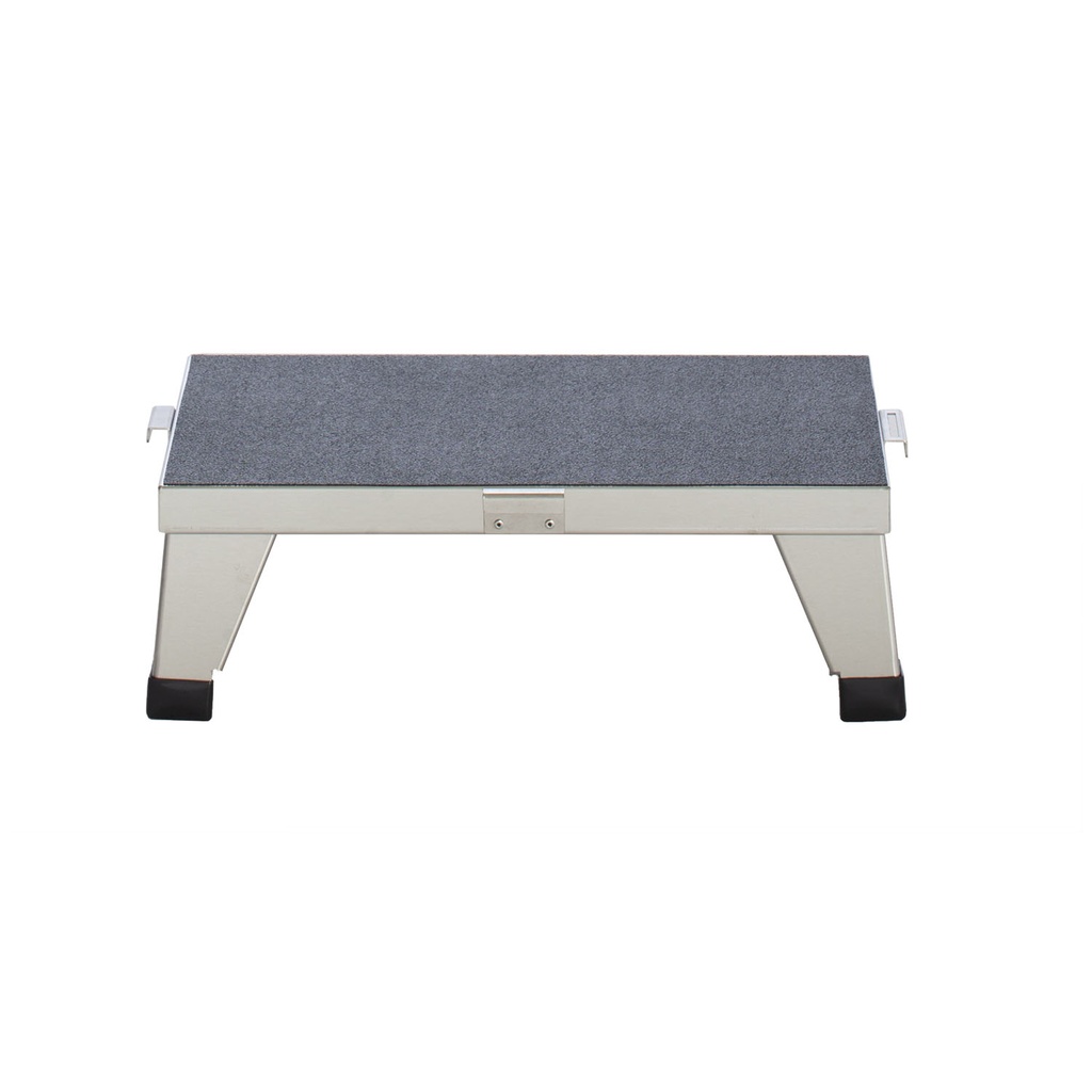 Foot Stool, Stackable, Stainless Steel, 18"W x 6"H x 12" D