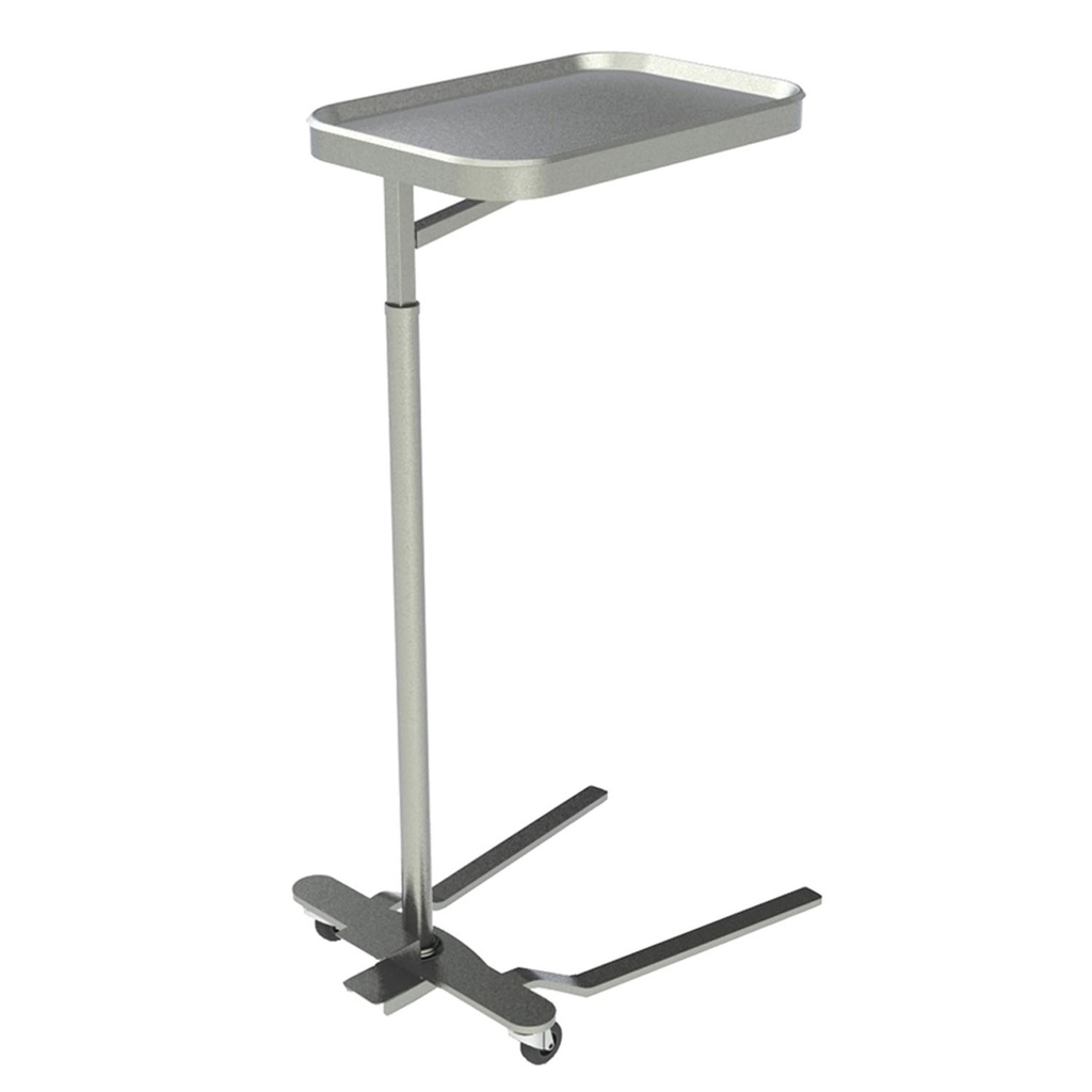 Mayo Instrument Stand, Stainless Steel with Foot Pedal, 16" x 21"