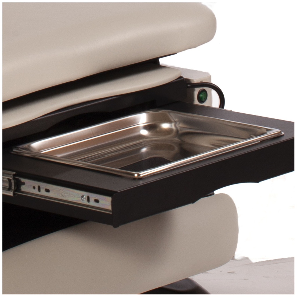Square Drain Pan, Stainless Steel, Factory Installed for 4040-650-100, 4040-650-200, 4040-650-200B, 4040-650-300, 4040-650-300B, 4070-650-100, 4070-650-100B, 4070-650-200, 4070-650-200B, 4070-650-300, 4070-650-300B, 5240, 5240-145, 5240-145B, 5240B, 5250, 5250B