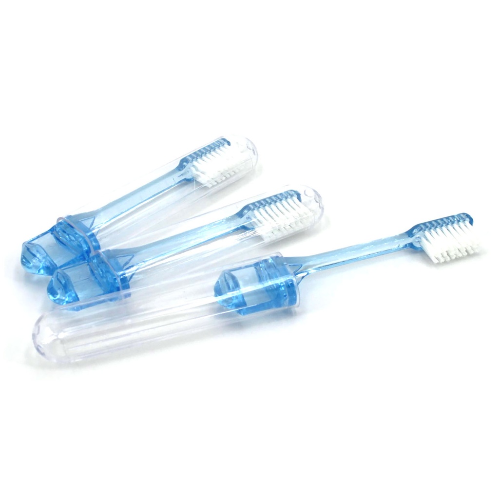 Travel Toothbrush, 2-Piece, 100/cs