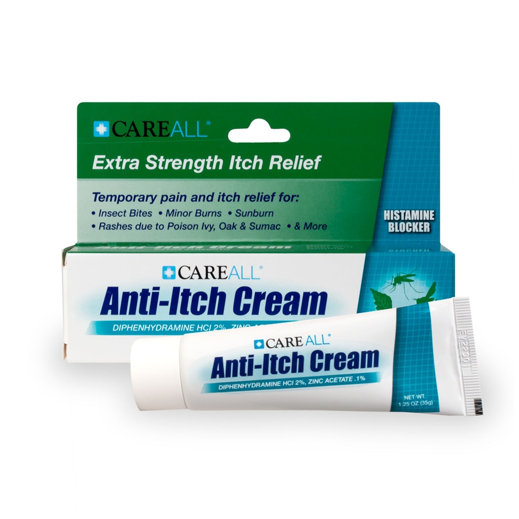 CareALL® Anti-Itch Cream, 1.25 oz., 24/cs