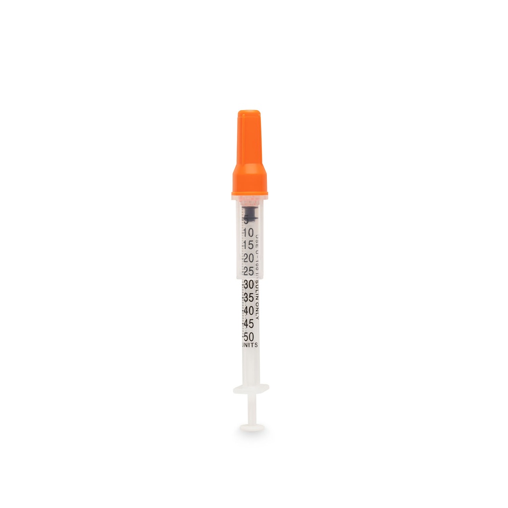 Syringe Only, 1mL, Luer Lock, Low Dead Space, 100/bx