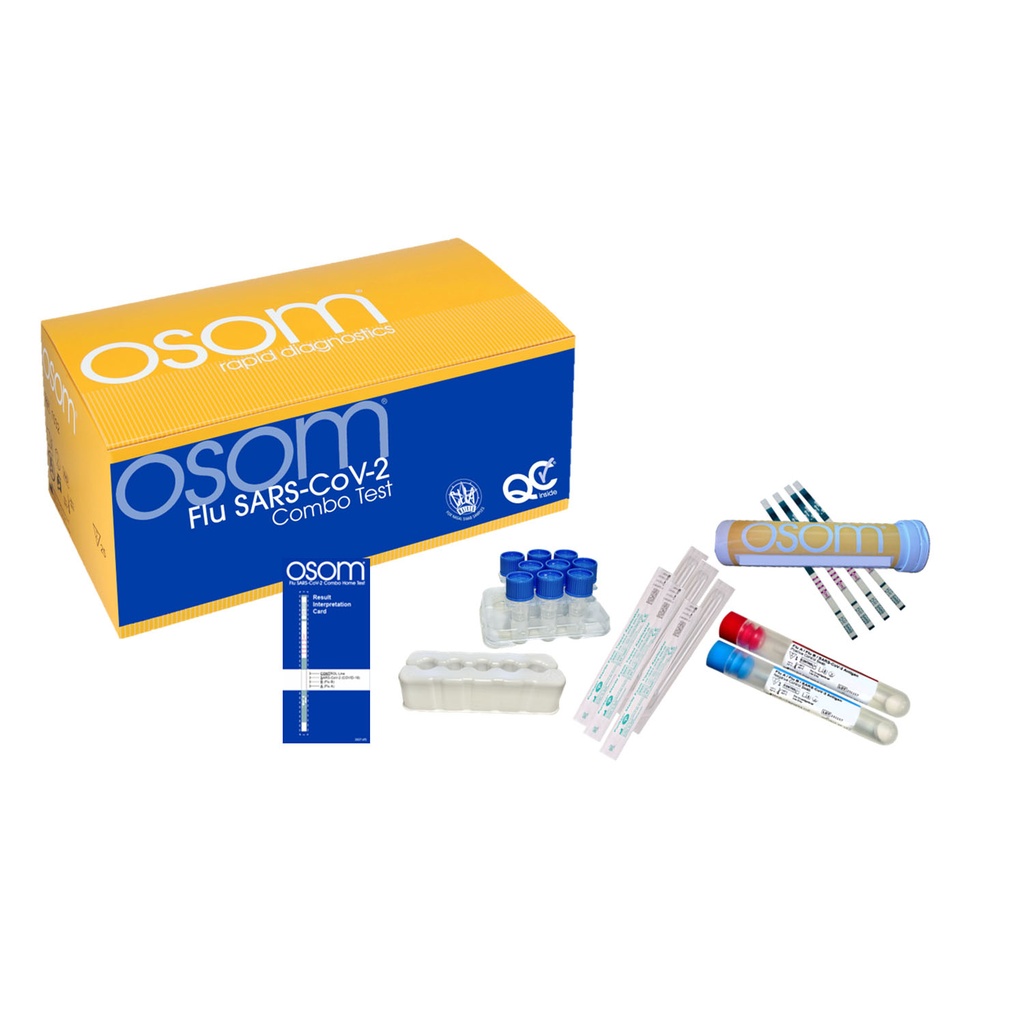 OSOM® Flu Sars-CoV-2 Combo Test, 25 Test/kt