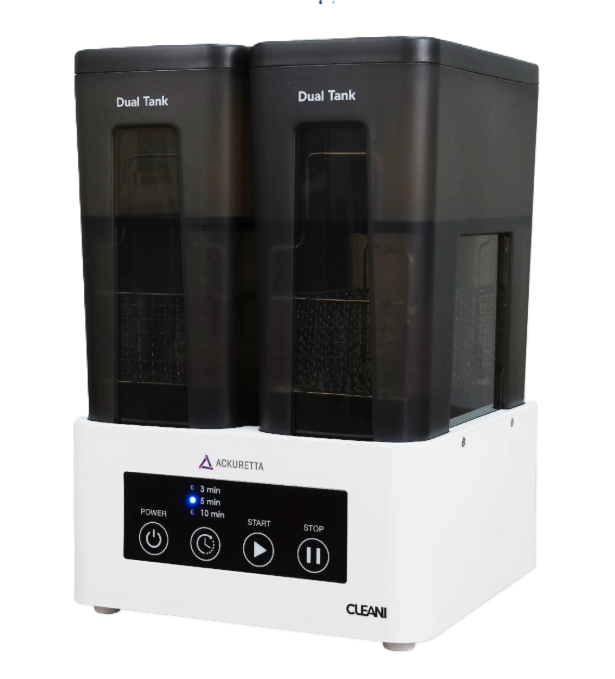 Ackuretta CLEANI w/Dual Tanks 3D Printing Washer