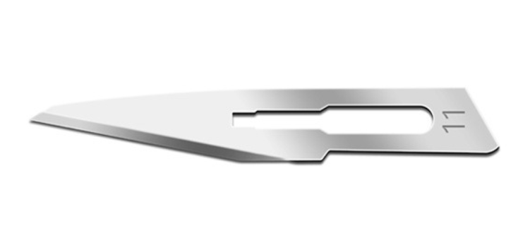 Blade, Carbon Steel, Size 11, Sterile, 100/bx