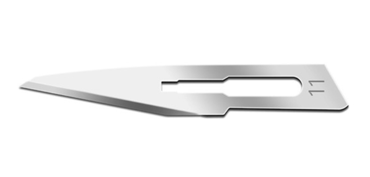Blade, Carbon Steel, Size 11, Non-Sterile, 100/bx