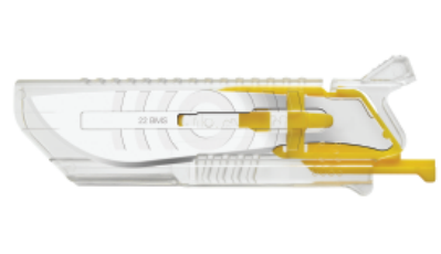 KLEEN BMS Safety Cartridge, Swann Morton, Size 22, Sterile, 50/bx