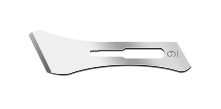 Blade, Swann Morton, Carbon Steel, Size 9, Sterile, 100/bx