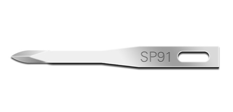 Mini Surgical Blade, Swann Morton, Size 91, Sterile, 25/bx