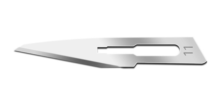 Blade, Stainless Steel, Size 11, Sterile, 100/bx