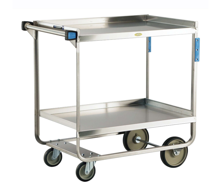 Lakeside 743 Stainless Steel Utility Cart, 2 Shelf