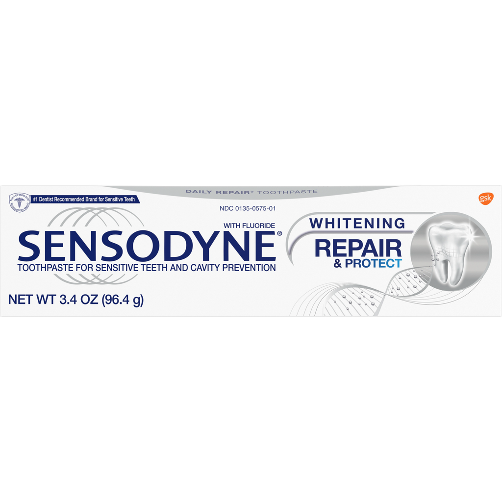 Sensodyne® Repair & Protect Whitening Toothpaste, 3.4 oz. tube, 12/cs.. Products cannot be sold on Amazon.com or any other third Party sites.