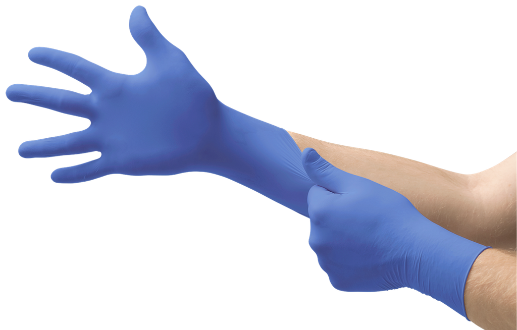 Microflex Cobalt X N21 Extra Thick Nitrile Gloves, Med, 100/bx, 10 bx/cs