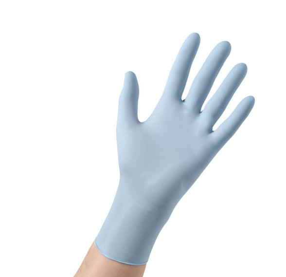 Flexal Comfort Exam Gloves, Nitrile, Lg, Blue, 250/bx, 10bx/cs