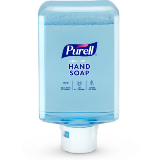 Purell Antimicrobial Hand Soap, Foam, Fragrance-Free, 1200 ml, 2/cs