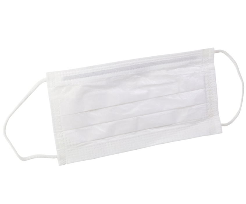 Kimtech M3 Pleat-Style Face Mask, White, 50/bg, 10 bg/cs
