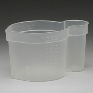 Piston Syringe, Graduated & Stackable, 40 oz, Translucent, 60/cs