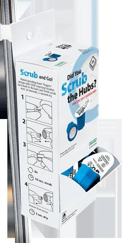 SiteScrub, IV Pole Mount, 25ct, 40/cs