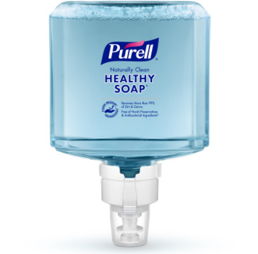 Purrell Healthy Soap Naturally Clean Foam, 1200 ml Refill, For ES8 Dispenser, 2/cs