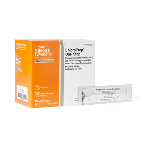 ChloraPrep™ Swabstick, Single, 1.75 mL 48/pk, 10pk/cs