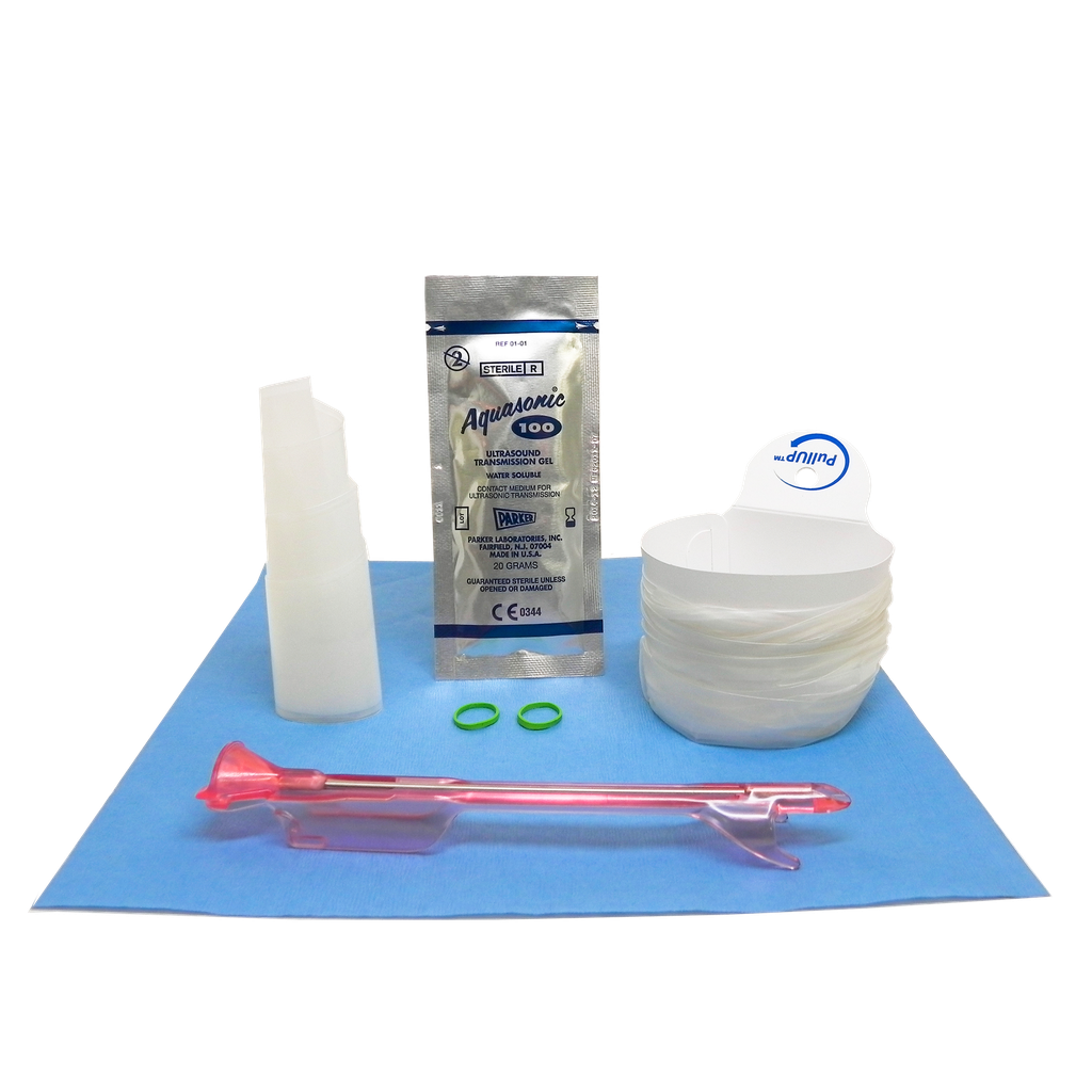 Endocavity Needle Guide, 4"-1.25" x 24" SlimFit Cover, 4"-1.25" x 12" PU Cover, Sterile Gel, Bands, Sterile, Compatible with Siemens EC9-4; Toshiba PVF-651VT, PVF-641VT, PVF-621VT, PVG-601V, PVM-651VT, PVN-661VT, PVT-661VT, PVQ-641V, 24/bx